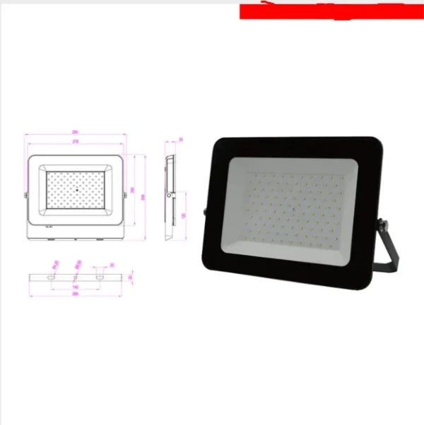 كشاف100 واط SKINNY GL-100W-D-BK