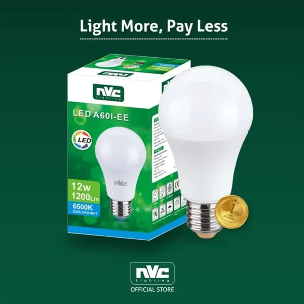 لمبة 15W E27-6000K-NVC