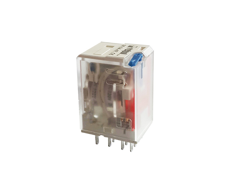 kmnew724 ريليه 14 رجل مربع مع ميكانيك RELPOL.230V - الصورة 1